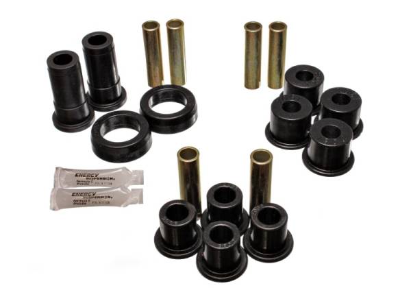Energy Suspension - Energy Suspension 91-94 Ford Explorer/Bronco II 2WD/4WD Black Rear Leaf Spring Bushing Set - 4.2124G