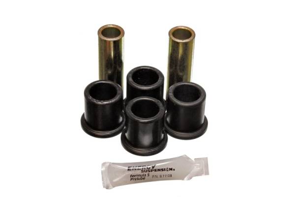 Energy Suspension - Energy Suspension 82-96 Ford F100/F150 2WD Black Rear Frame Shackle Bushing Set - 4.2133G