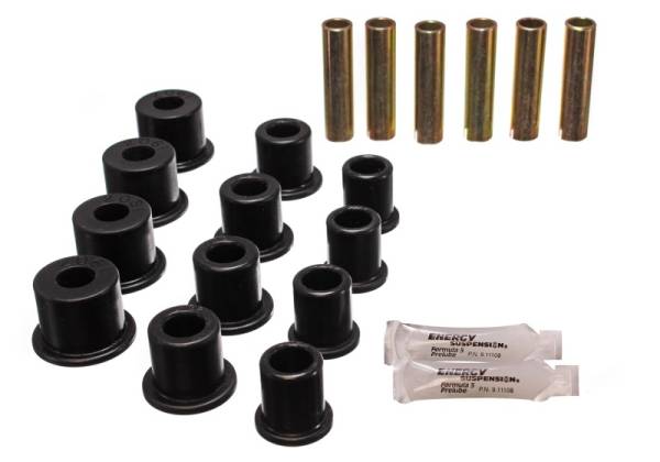 Energy Suspension - Energy Suspension Rear Spring Bushings - Black - 4.2134G