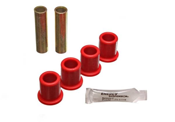 Energy Suspension - Energy Suspension 89-97 Ford Ranger Red Rear 2WD Frame Shackle Bushings Set - 4.2137R