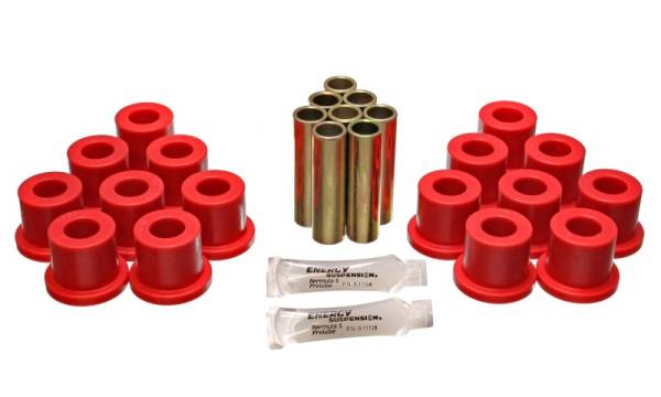 Energy Suspension - Energy Suspension Spring Bushings - Red - 4.2139R