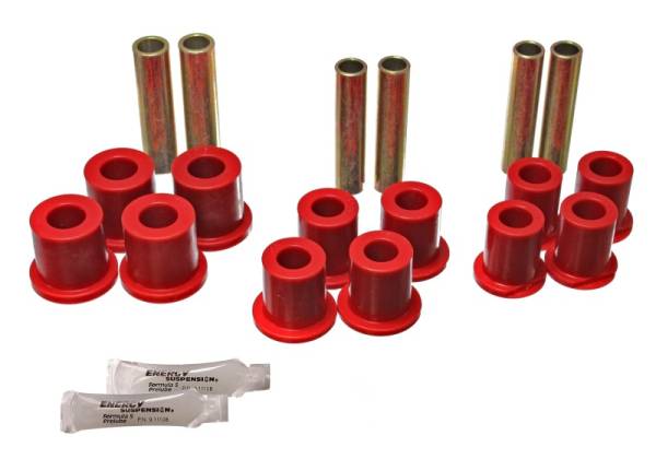 Energy Suspension - Energy Suspension Spring Bushings - Red - 4.2140R