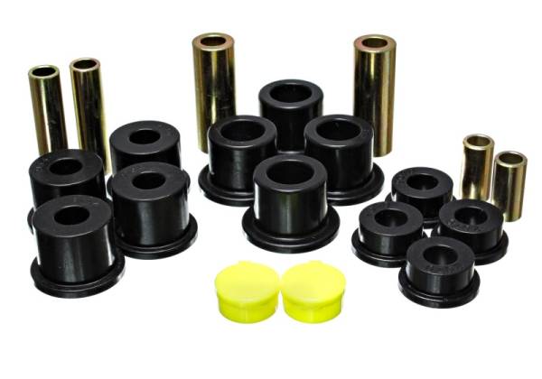 Energy Suspension - Energy Suspension 94-97 Ford F Super Duty Black Leaf Spring Bushing Set - 4.2146G