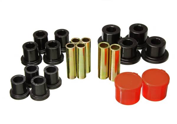 Energy Suspension - Energy Suspension 98-11 Ford Ranger 2/4WD Rear Leaf Spring Bushing Set - Black - 4.2156G