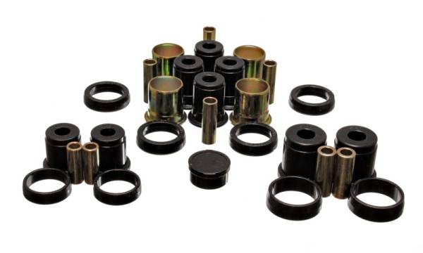 Energy Suspension - Energy Suspension 72-79 Ford Fairlane/GranTorino/Torino/Elite Black Rear End Control Arm Bushing Set - 4.3120G