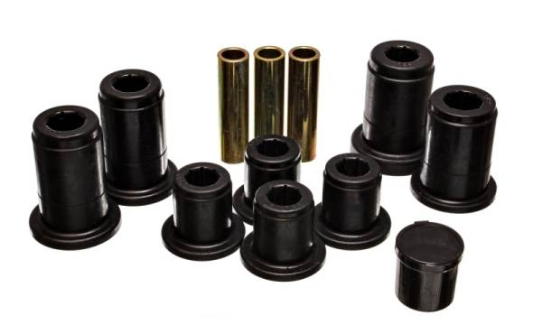 Energy Suspension - Energy Suspension Frt Control Arm Bushing Set - Black - 4.3168G