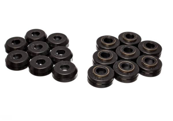 Energy Suspension - Energy Suspension Fd Bronco Body Mount Set - Black - 4.4101G