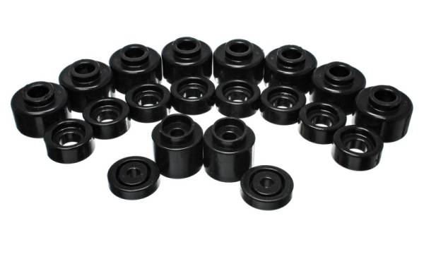 Energy Suspension - Energy Suspension Body Mount Set - Black - 4.4111G