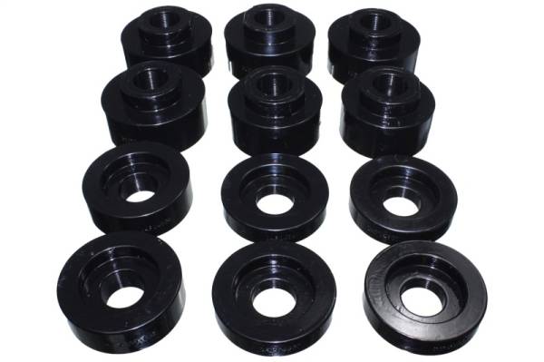 Energy Suspension - Energy Suspension 08-16 Ford F-250/F-350/F-450/F-550 Super Duty STD/Super Cab Black Body Mount Set - 4.4125G