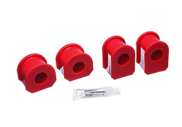 Energy Suspension - Energy Suspension 1in Bronco S/B Set - Red - 4.5149R
