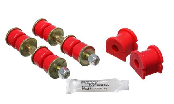 Energy Suspension - Energy Suspension 13Mm Rear Swaybar Bushing Set - Red - 4.5169R