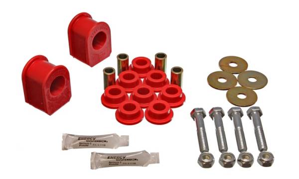 Energy Suspension - Energy Suspension 99-04 Ford F-250 4WD Red 30mm Rear Sway Bar Bushing Set - 4.5187R
