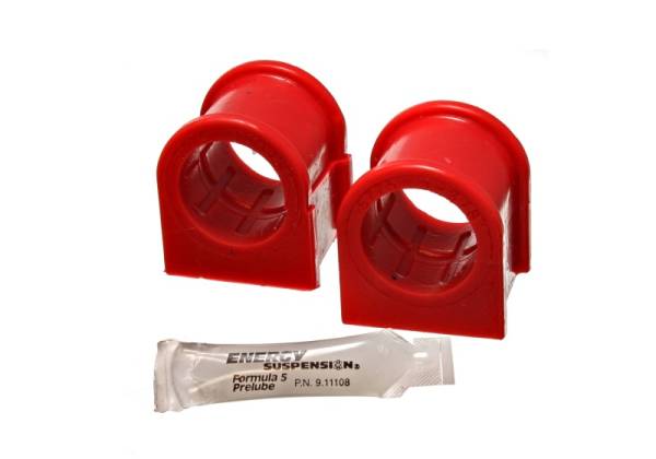 Energy Suspension - Energy Suspension 05-07 Ford Mustang Red Front Sway Bar Bushing Set (Must Reuse All Metal Parts) - 4.5193R