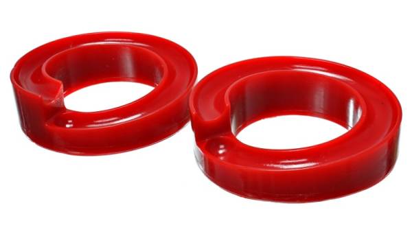 Energy Suspension - Energy Suspension 1in Lift Isolator Set - Red - 4.6106R