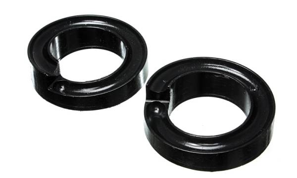 Energy Suspension - Energy Suspension 2005-07 Ford F-250/F-350 SD 2/4WD Front Coil Spring Isolator Set - Black - 4.6111G