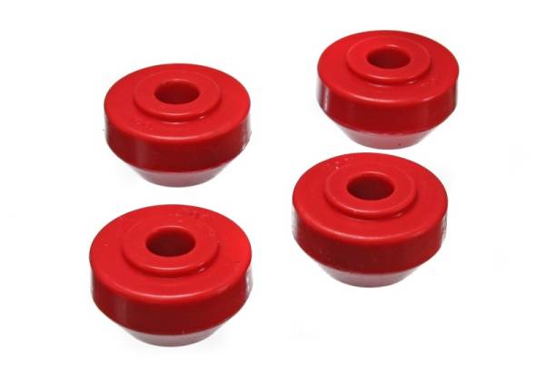 Energy Suspension - Energy Suspension 72-78 Ford Crown Vic/72-79 Thunderbird Red Front Strut Rod Bushing Set - 4.7117R