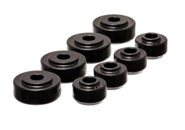 Energy Suspension - Energy Suspension 86-95 Ford Taurus Black Rear Strut Rod Bushing Set (Sedan ONLY) - 4.7120G