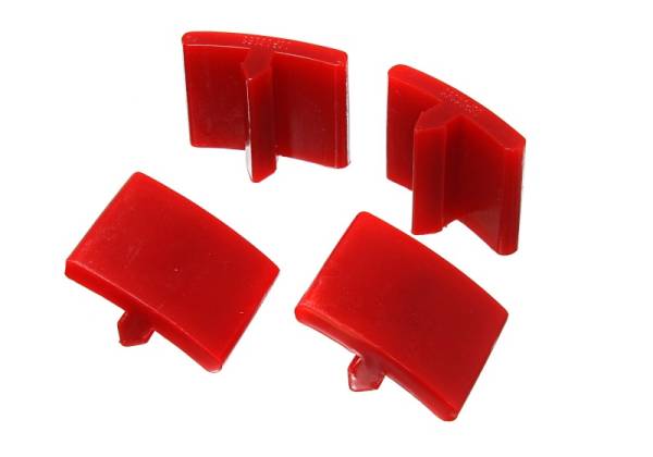 Energy Suspension - Energy Suspension 2005-07 Ford F-250/F-350 SD 2/4WD Rear Axle Bump Stop Set - Red - 4.9105R