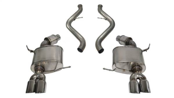 CORSA Performance - Corsa 2008-2012 BMW M3 Convertible E93 Polished Sport Cat-Back Exhaust - 14568
