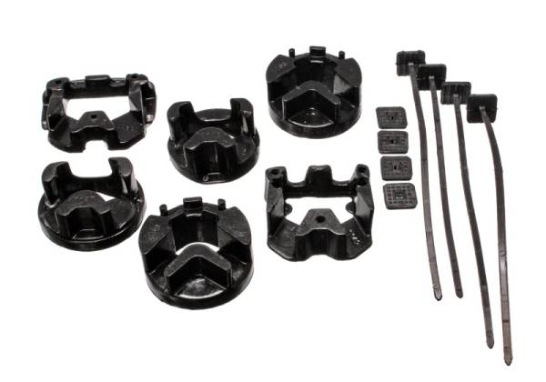 Energy Suspension - Energy Suspension 95-99 Chrysler Neon Black Motor & Transmission Mount Inserts - 5.1107G
