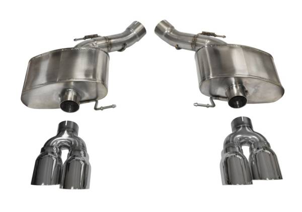 CORSA Performance - Corsa 2012-2017 BMW M5 F10 Polished Sport Axle-Back Exhaust - 14934