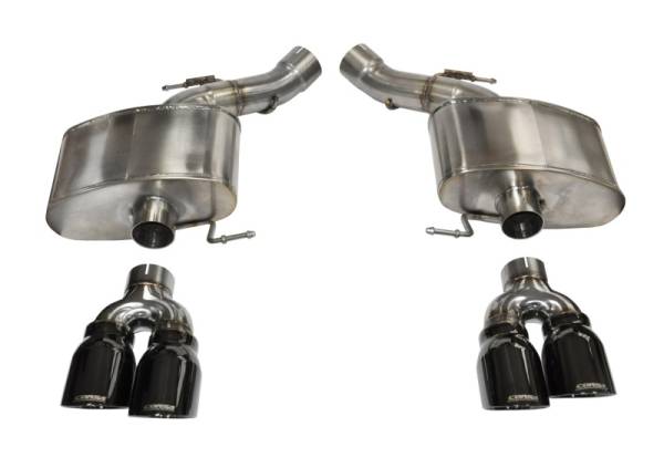 CORSA Performance - Corsa 2012-2017 BMW M5 F10 Black Sport Axle-Back Exhaust - 14934BLK