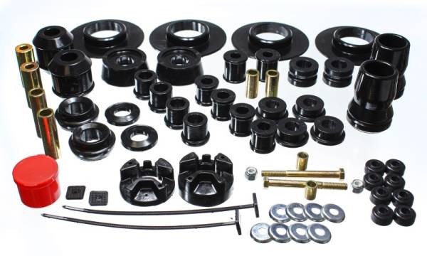 Energy Suspension - Energy Suspension 01-05 Chrysler PT Cruiser FWD Black Hyper-flex Master Bushing Set - 5.18108G