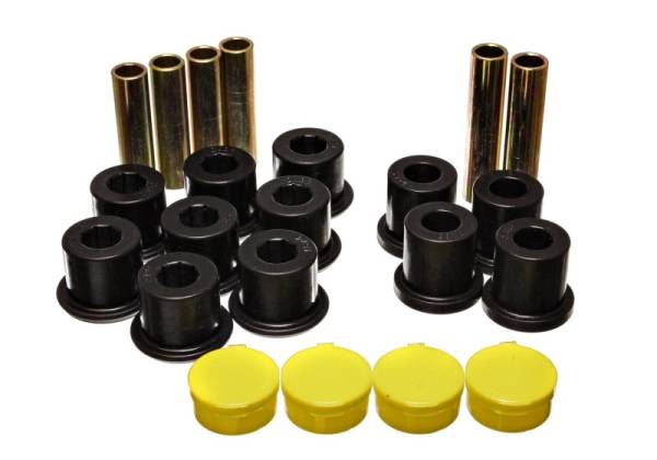 Energy Suspension - Energy Suspension 98-03 Dodge Durango 2WD / 00-03 Dodge Durago 4WD Black Rear Leaf Spring Bushing Se - 5.2114G