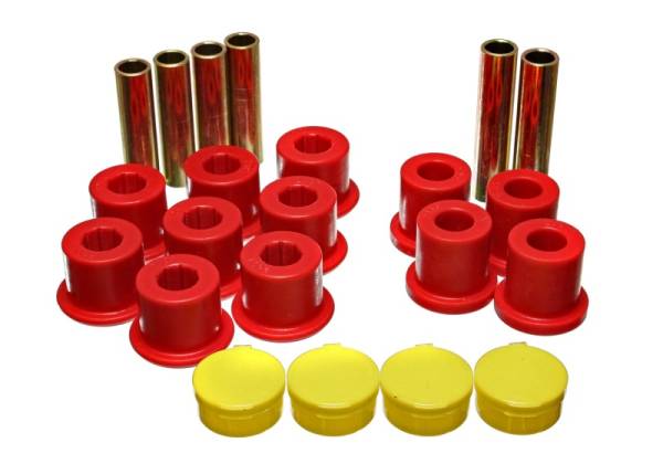 Energy Suspension - Energy Suspension Rear Leaf Spring Set - Red - 5.2114R