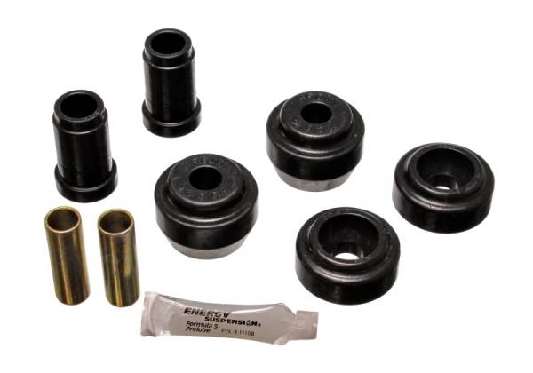 Energy Suspension - Energy Suspension 81-90 Dodge/Chrysler/Plymount Black Front Lower and Upper Control Arm Bushing Set - 5.3107G
