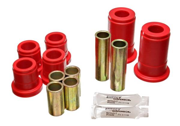Energy Suspension - Energy Suspension Dodge Van Control Arm Bushings - Red - 5.3110R