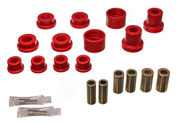 Energy Suspension - Energy Suspension 90-94 Mitsubishi Eclipse AWD Red Rear Control Arm Bushing Set - 5.3113R