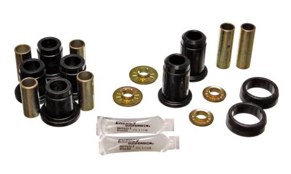 Energy Suspension - Energy Suspension Chrysler F/J/M Body RWD Black Front Control Arm Bushing Set - 5.3114G