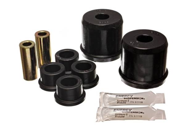 Energy Suspension - Energy Suspension 00-1/01 Mitsubishi Eclipse FWD Black Front Control Arm Bushing Set - 5.3127G