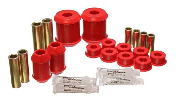 Energy Suspension - Energy Suspension 00-04 Mitsubishi Eclipse FWD Red Rear Control Arm Bushing Set - 5.3128R