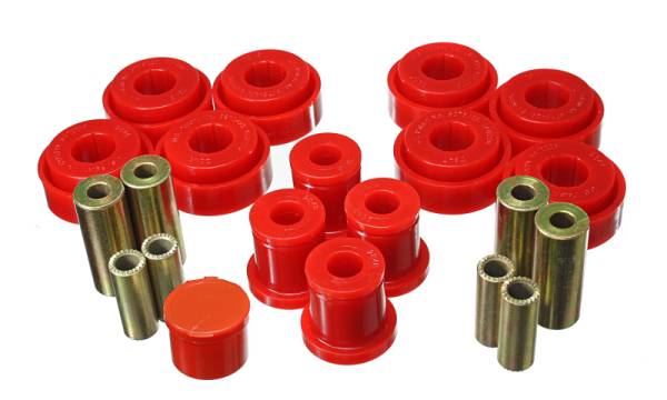 Energy Suspension - Energy Suspension Chrysler Red Front End Control Arm Bushing Set - 5.3140R