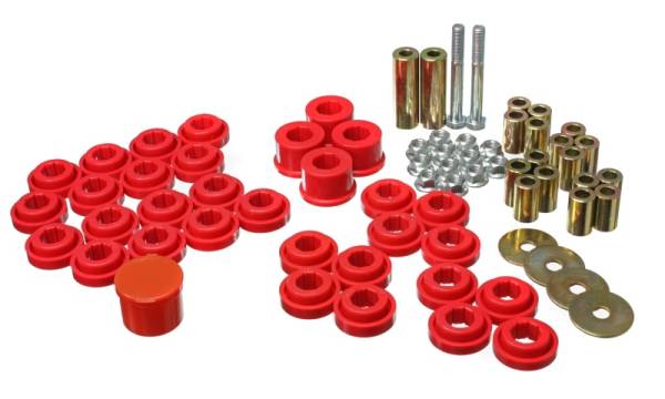Energy Suspension - Energy Suspension Chrysler/Dodge Red Rear End Control Arm Bushing Set - 5.3141R