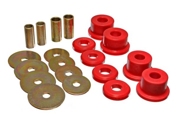 Energy Suspension - Energy Suspension 90-94 Mitsubishi Eclipse FWD Red Sub-Frame Bushing Set - 5.4103R