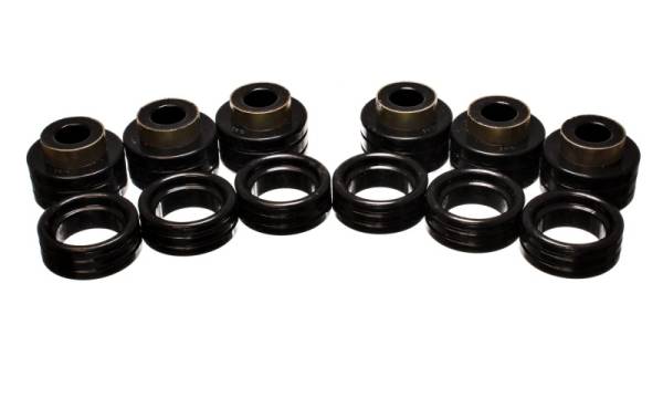 Energy Suspension - Energy Suspension 94-01 Dodge Ram 1500 / 94-02 Ram 2500/3500 Black Body (Cab) Mount Set - 5.4107G