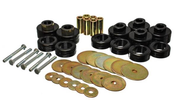 Energy Suspension - Energy Suspension Cab Mount Set - Std Cab - Black - 5.4116G
