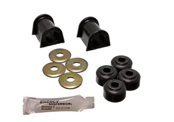 Energy Suspension - Energy Suspension 90-94 Mitsubishi Eclipse AWD Black 20mm Front Sway Bar Bushings (Sway bar end link - 5.5106G