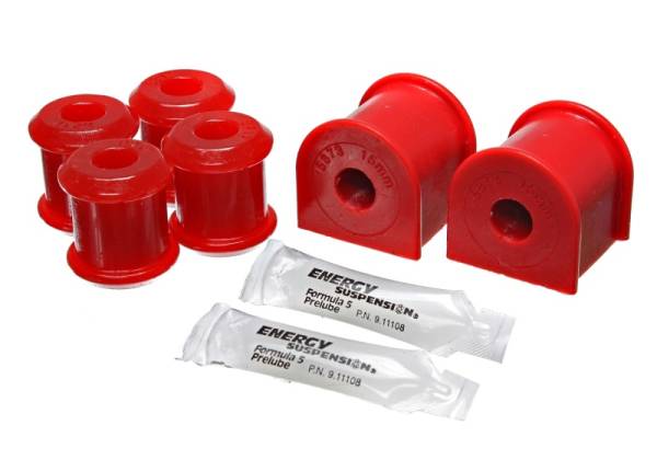 Energy Suspension - Energy Suspension 00-04 Dodge Dakota 4WD / 00-03 Durango 4WD Red 15mm Rear Sway Bar Bushing Set - 5.5167R