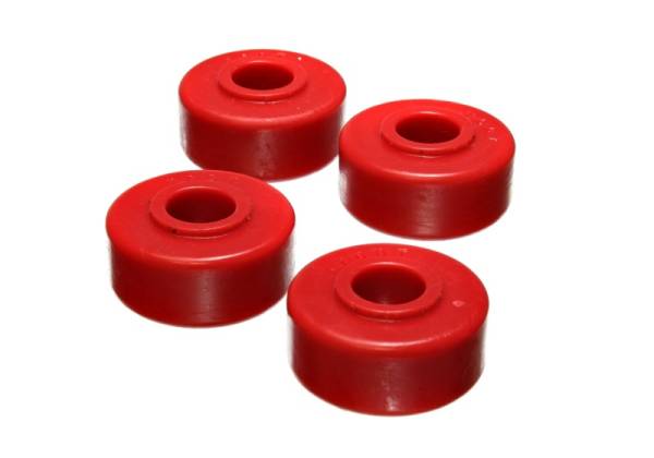 Energy Suspension - Energy Suspension 79-93 Dodge D-50 2WD / 87-96 Mitsubishi 2WD PU Red Front Strut Rod Bushing Set - 5.7102R