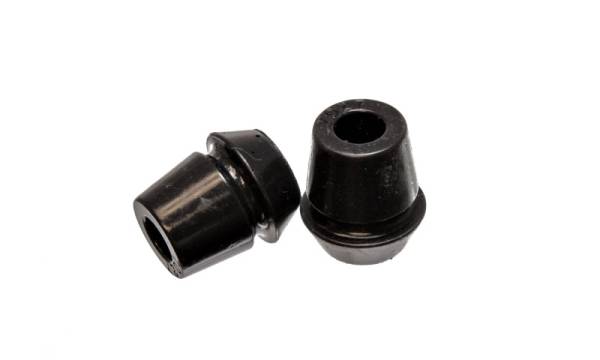 Energy Suspension - Energy Suspension 62-65 Chrysler Dart/Demon/Duster/Valiant Black Front Strut Rod Bushing Set - 5.7105G