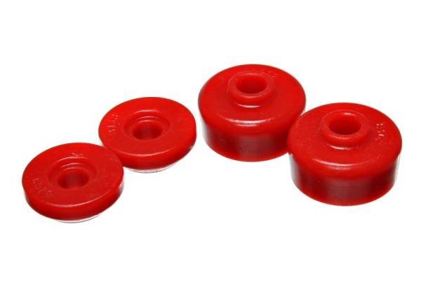 Energy Suspension - Energy Suspension 95-99 Mitsubishi Eclipse FWD./AWD Red Front Shock Upper Bushing Set - 5.8103R