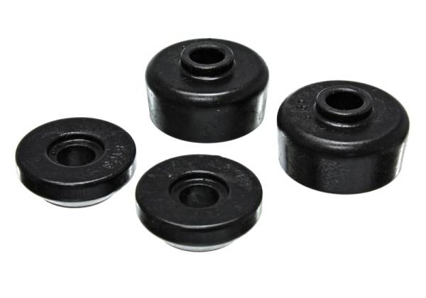 Energy Suspension - Energy Suspension 95-99 Mitsubishi Eclipse FWD/AWD Black Rear Shock Upper Bushing Set - 5.8104G