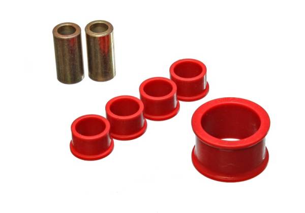 Energy Suspension - Energy Suspension 02-09 Nissan 350Z / 03-07 Infiniti G35 Coupe Red Rack and Pinion Bushing Set - 7.10105R
