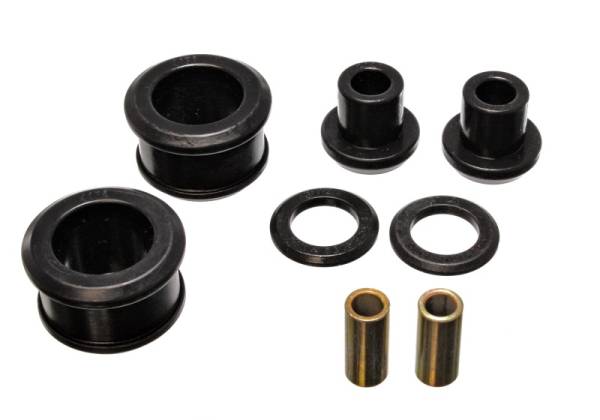 Energy Suspension - Energy Suspension 90-96 Nissan 300ZX Black Rear Differential Carrier Bushing Set (Must reuse all met - 7.1108G