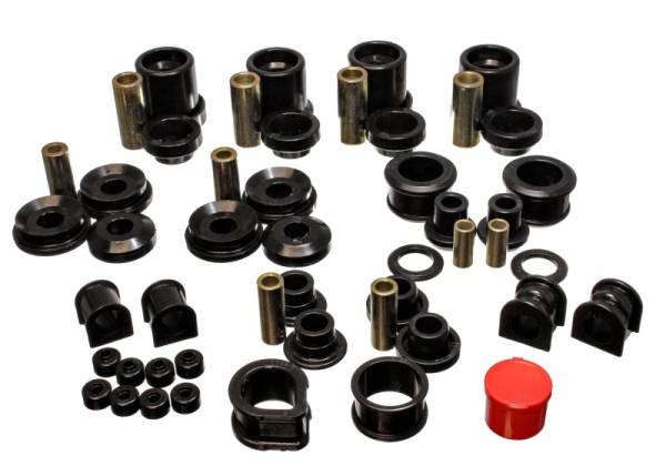 Energy Suspension - Energy Suspension 90-96 Nissan 300ZX Black Hyper-Flex Master Bushing Set (Sway bar end link bushings - 7.18105G