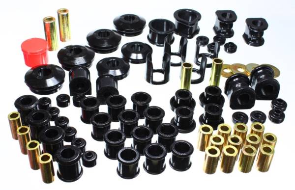 Energy Suspension - Energy Suspension 89-94 Nissan 240SX (S13) Black Hyper-Flex Master Bushing Set - 7.18106G